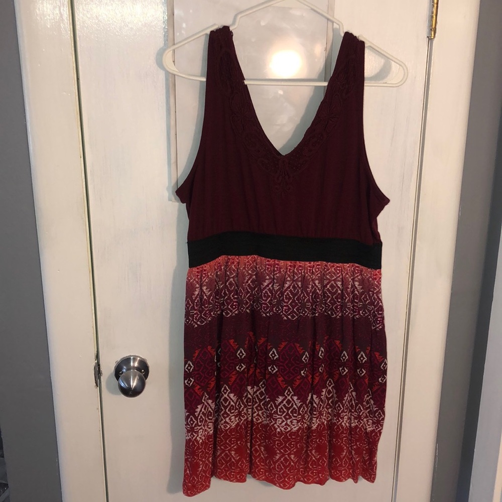 Burgundy Dress